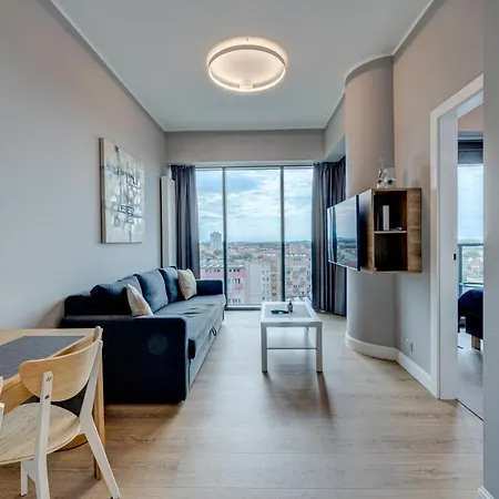 公寓 Hanza Tower Swimming Pool & High Floor With Balcony! *