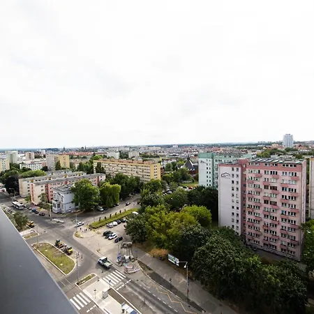 Hanza Tower Swimming Pool & High Floor With Balcony! Daire Szczecin