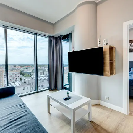 Hanza Tower Swimming Pool & High Floor With Balcony! Szczecin