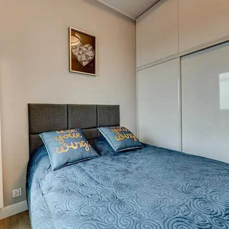 Hanza Tower Swimming Pool & High Floor With Balcony! 公寓 什切青