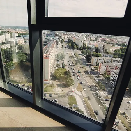 Hanza Tower Swimming Pool & High Floor With Balcony! Daire Szczecin