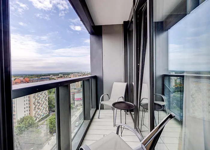 Hanza Tower Swimming Pool & High Floor With Balcony! Szczecin
