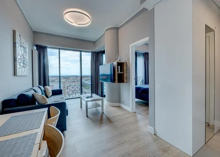 Hanza Tower Swimming Pool & High Floor With Balcony! Apartment Szczecin