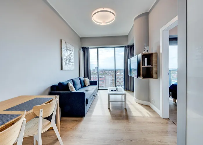 Hanza Tower Swimming Pool & High Floor With Balcony! Apartment Szczecin