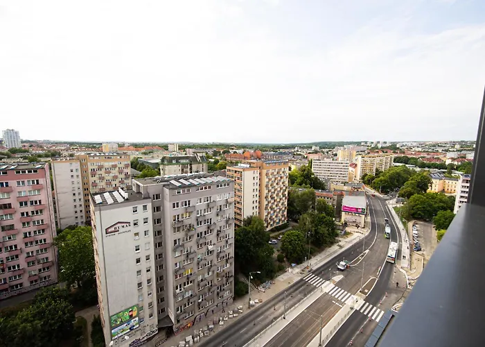 Hanza Tower Swimming Pool & High Floor With Balcony! * Szczecin